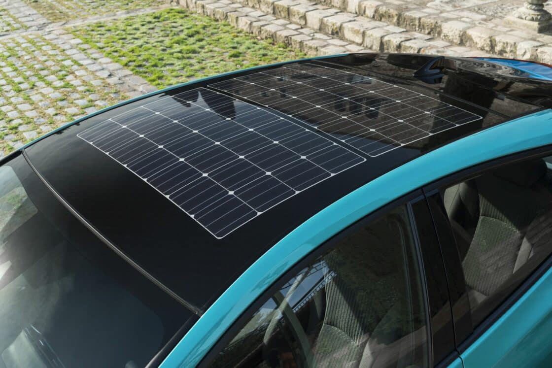 Solardach eines kommenden Toyota E-SUV