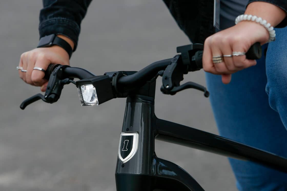 Close-Up LED-Licht E-Bike
