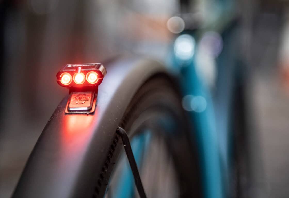 LED-Rueckscheinwerfer am Stadt-E-bike